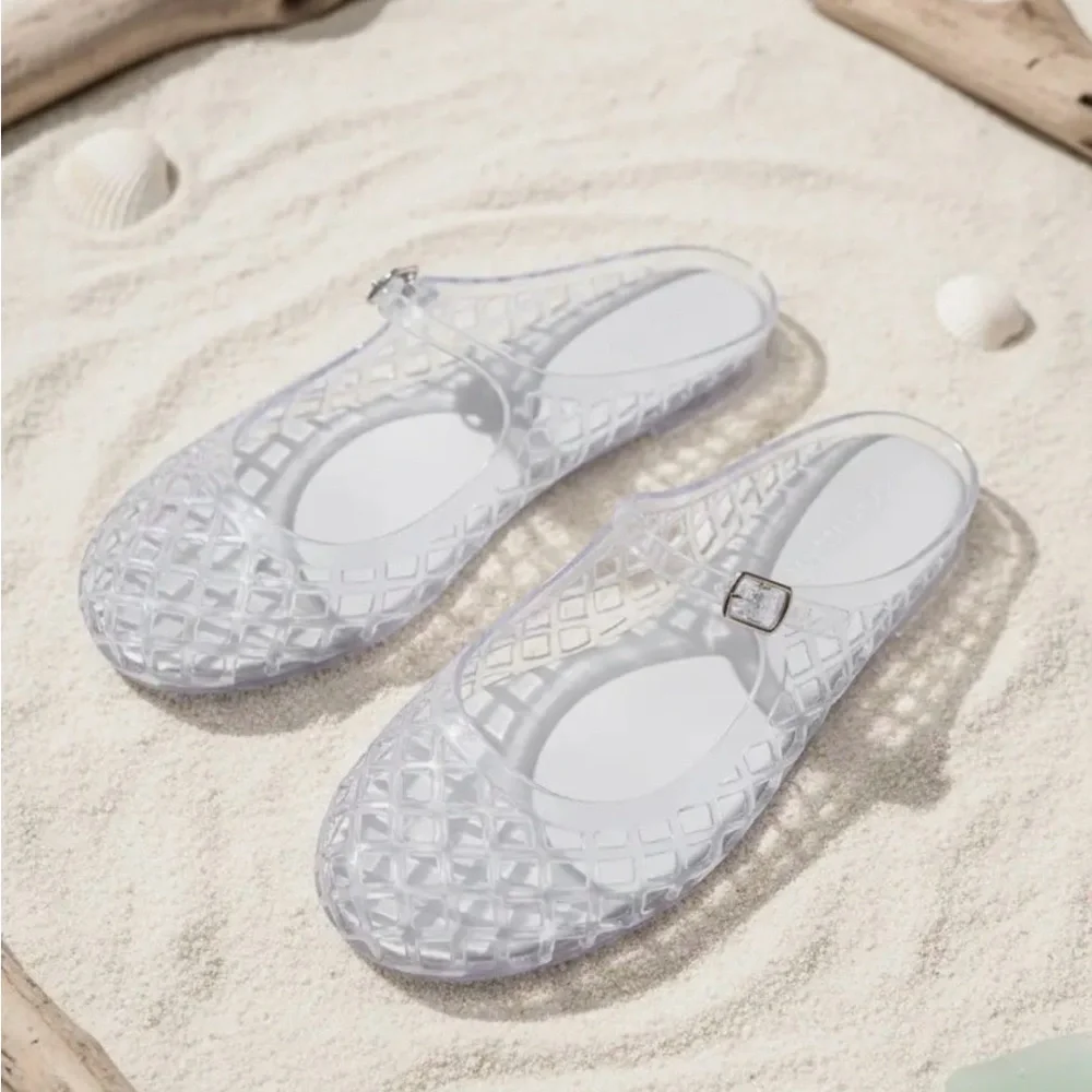 New with Box - Jelly Mary Jane Flats - Clear - Picture 5 of 5